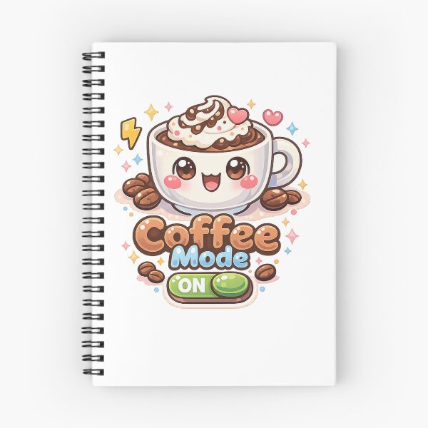 Item preview, Coffee Mode ON – Cute Kawaii Coffee Cup & Cozy Energy Design designed and sold by Sommium .