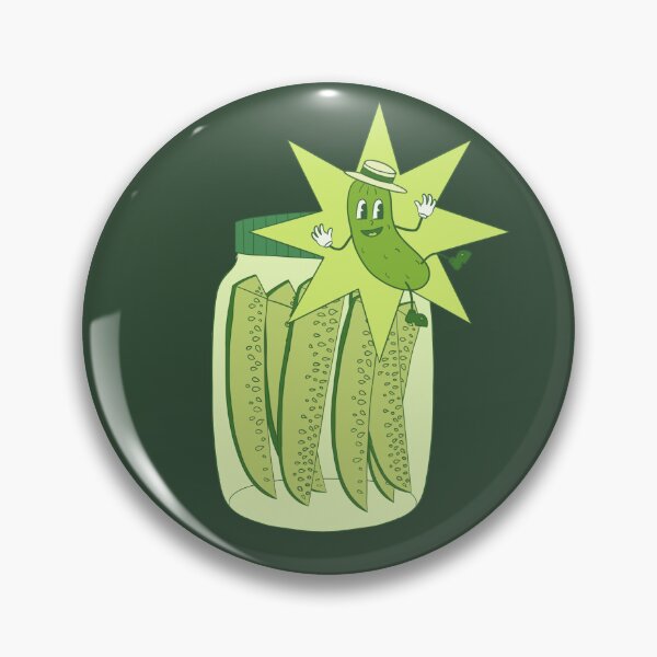 Item preview, retro vintage animation pickles designed and sold by indiVisibl.