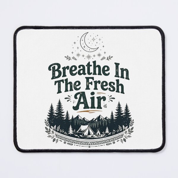 Item preview, Breathe In The Fresh Air Boho Camping Night designed and sold by ThePrintArt.