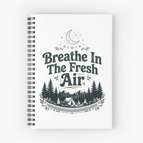Item preview, Breathe In The Fresh Air Boho Camping Night designed and sold by ThePrintArt.