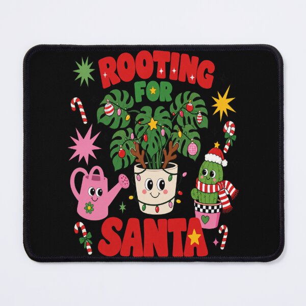 Item preview, Rooting For Santa Cute Christmas Monstera Houseplant Tee designed and sold by Design Vibras.