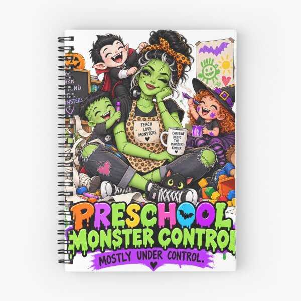 Item preview, Funny Frankenstein Preschool Teacher – Monster Control designed and sold by EwelinaBa.