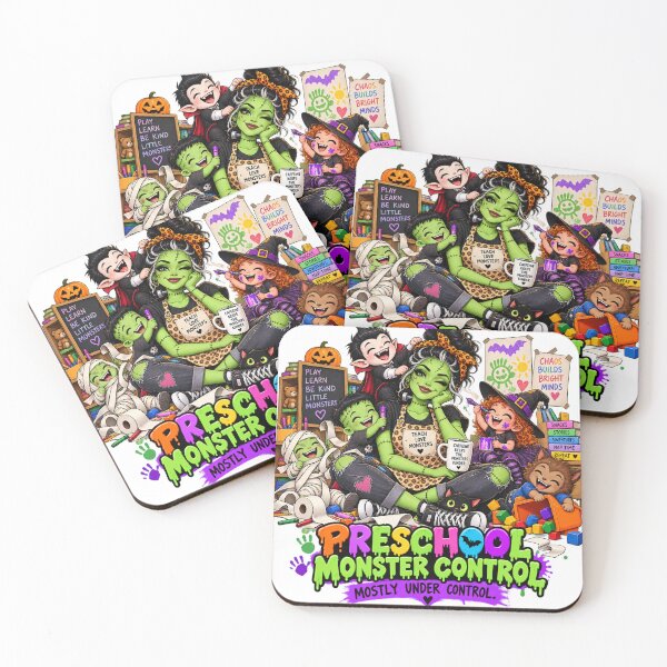 Item preview, Funny Frankenstein Preschool Teacher – Monster Control designed and sold by EwelinaBa.