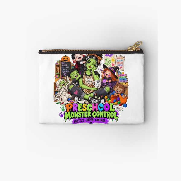 Item preview, Funny Frankenstein Preschool Teacher – Monster Control designed and sold by EwelinaBa.