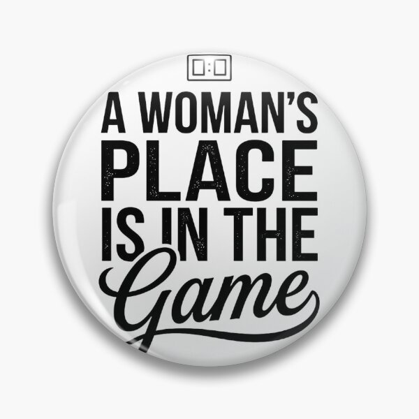 Item preview, A Woman S Place Is In The Game Sports Quote designed and sold by marry treasures.