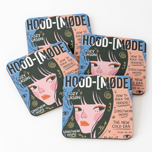 Item preview, H00D‑MØD3 CØLD‑DR1FT: The Cozy‑Hood Icon Running Full Street‑Lore Voltage designed and sold by Print Fiction.