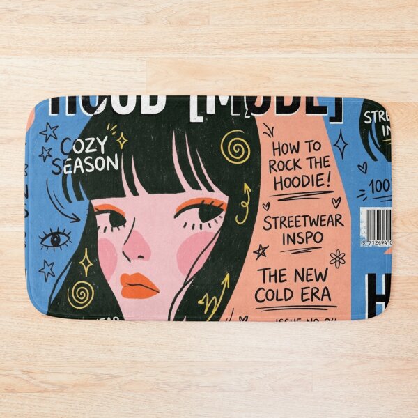 Item preview, H00D‑MØD3 CØLD‑DR1FT: The Cozy‑Hood Icon Running Full Street‑Lore Voltage designed and sold by Print Fiction.