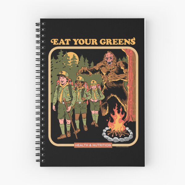Item preview, Eat Your Greens Bigfoot Scouts Vintage Retro designed and sold by AmazingPics001.