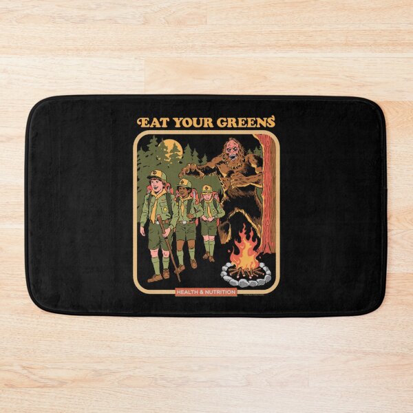 Item preview, Eat Your Greens Bigfoot Scouts Vintage Retro designed and sold by AmazingPics001.