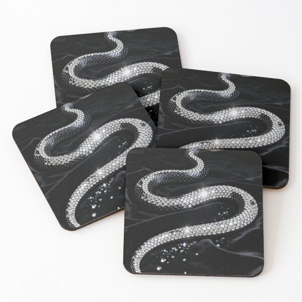 Item preview, Black Diamond Snake – Dark Luxury and Glamour designed and sold by Velvet & Wild.