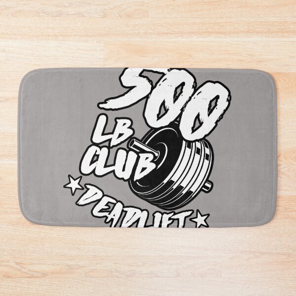Item preview, 500 LB Club Deadlift Barbell Weightlifting T-Shirt-63 designed and sold by MarcuBing.