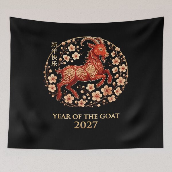 Item preview, Year of the goat Chinese New Year 2027 Character designed and sold by BASKF.