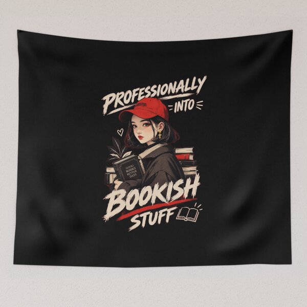 Item preview, Professionally Into Bookish Stuff designed and sold by Noirvasca.