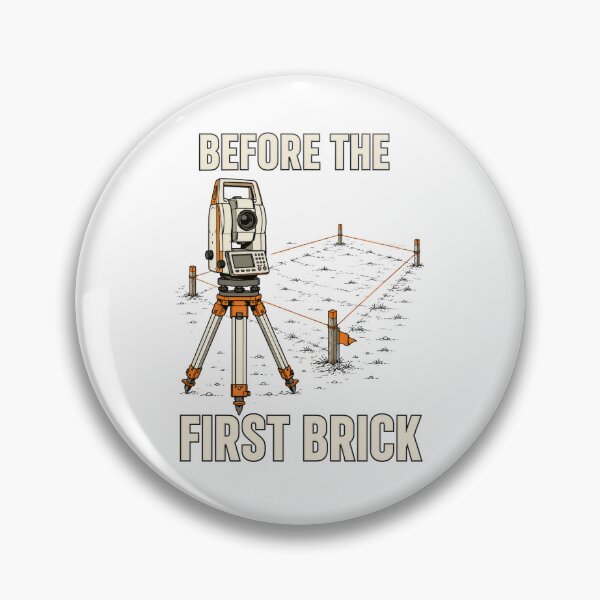 Item preview, Before the First Brick – Land Surveyor designed and sold by FreePath-Move.