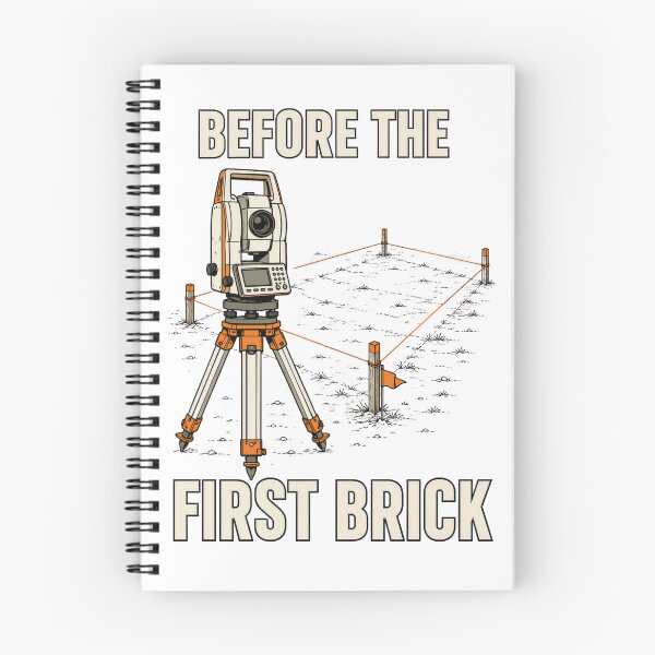 Item preview, Before the First Brick – Land Surveyor designed and sold by FreePath-Move.