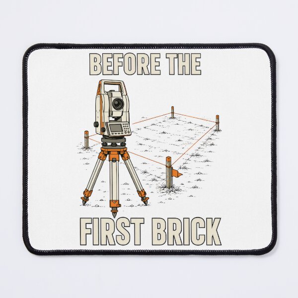 Item preview, Before the First Brick – Land Surveyor designed and sold by FreePath-Move.