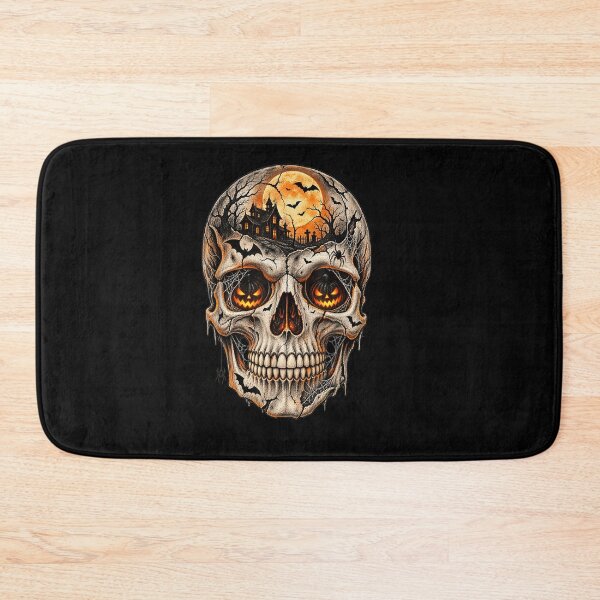 Item preview, Spooky Skull Pumpkin Halloween Night  designed and sold by PladypooZztrt.