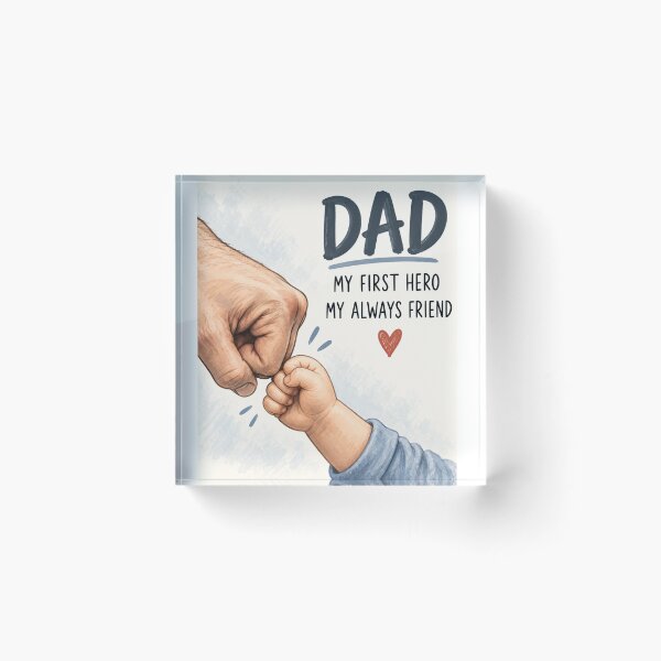 Item preview, Dad My First Hero Always Friend designed and sold by Willow Sky.