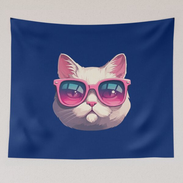 Item preview,  Cool Cat Pink Sunglasses    designed and sold by hanbong77.