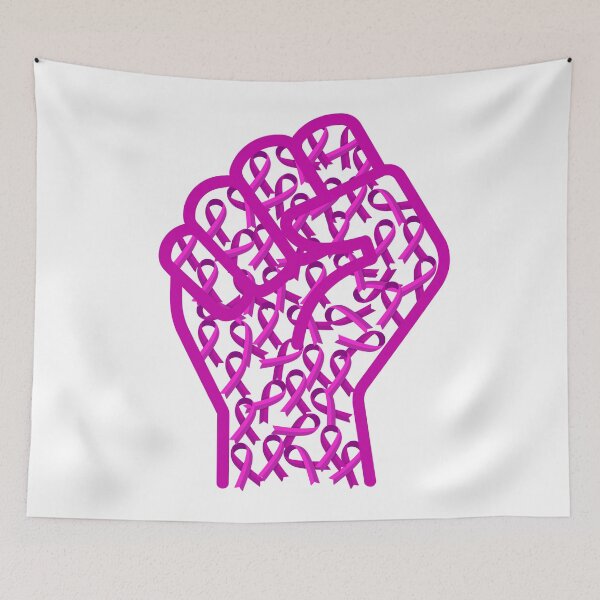 Item preview, Support Pink Fist1 - Flow Art / Pour Painting - jdp-22-0020 designed and sold by ANomadDesigns.