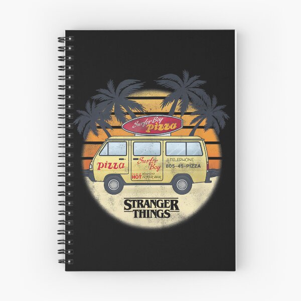 Item preview, Stranger Things 4 Surfer Pizza Van designed and sold by MaceonPi.