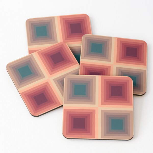 Item preview, Retro Nested Squares — Geometric Seamless Pattern designed and sold by LaPolilladPapel.