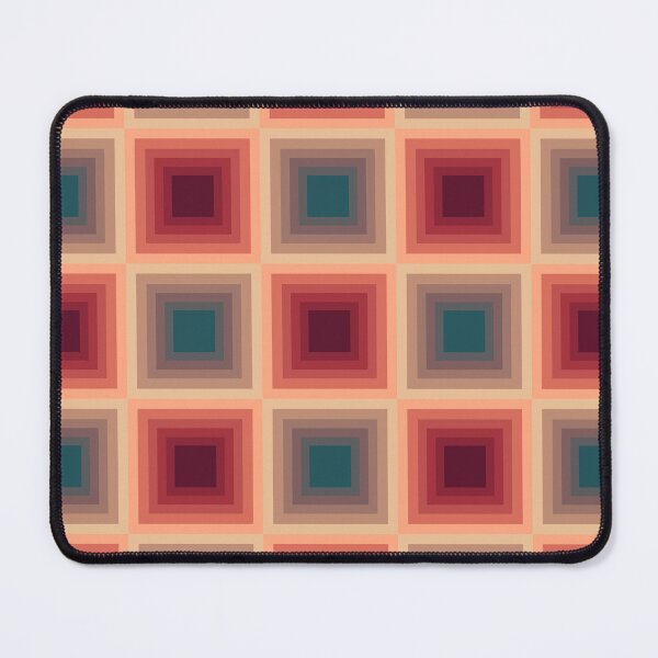 Item preview, Retro Nested Squares — Geometric Seamless Pattern designed and sold by LaPolilladPapel.