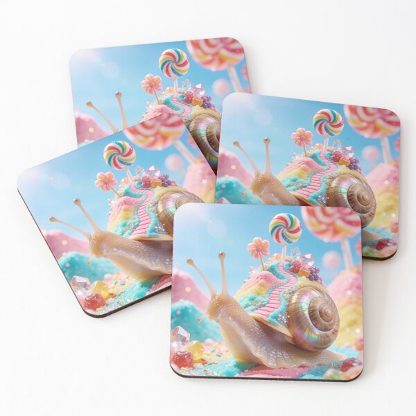 Item preview, Cute Candy Snail in Sweet Lolipop World designed and sold by OksArtStudio.
