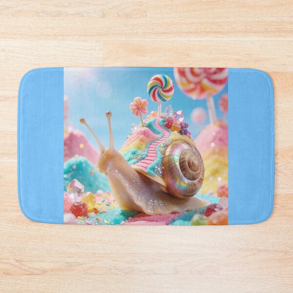 Item preview, Cute Candy Snail in Sweet Lolipop World designed and sold by OksArtStudio.