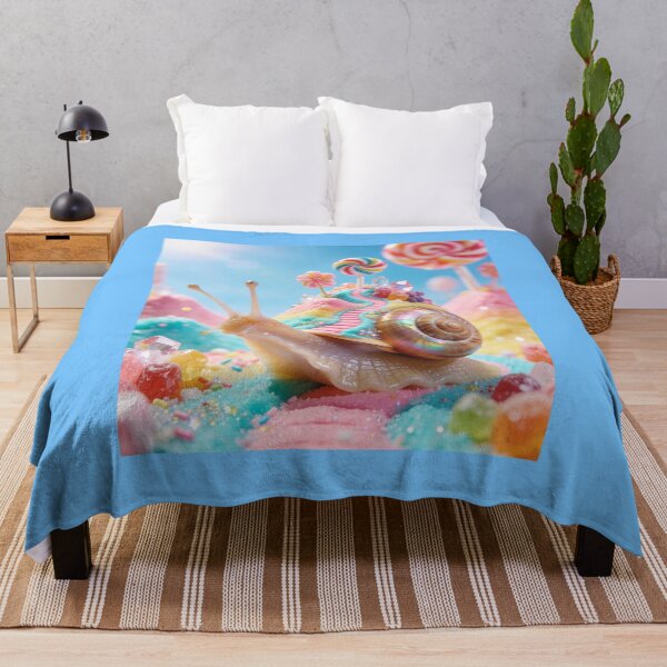 Item preview, Cute Candy Snail in Sweet Lolipop World designed and sold by OksArtStudio.