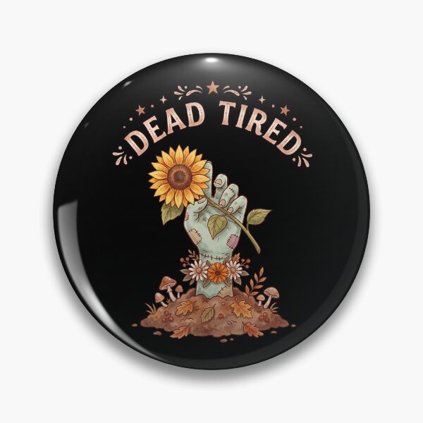 Item preview, Dead Tired Zombie Hand Sunflower Halloween designed and sold by NoeValdric.
