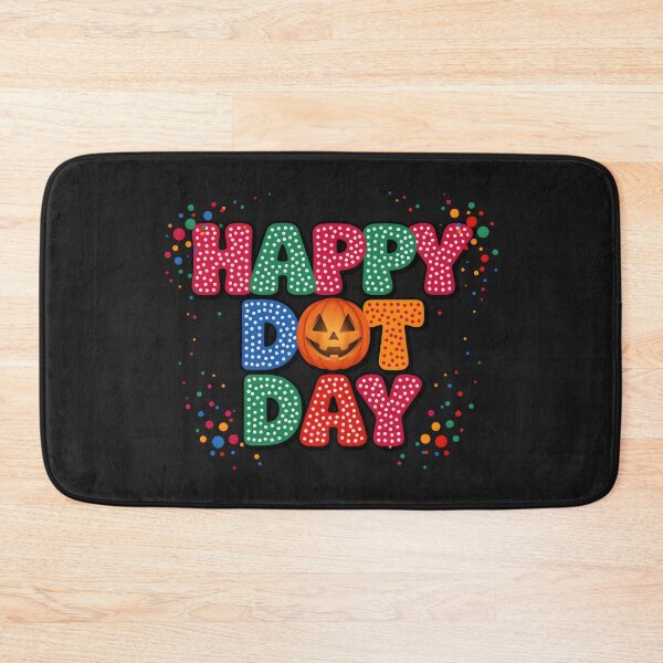 Item preview,  Colorful Halloween Pumpkin Happy Fall Retro Polka Dot  designed and sold by dragonbol023.