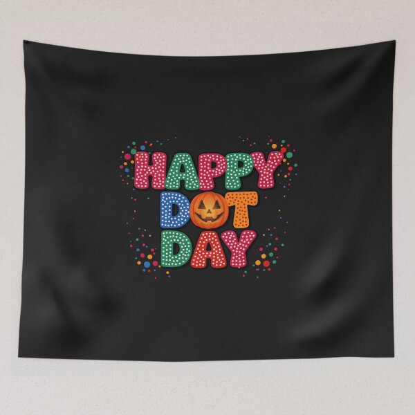 Item preview,  Colorful Halloween Pumpkin Happy Fall Retro Polka Dot  designed and sold by dragonbol023.