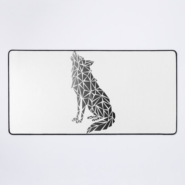Item preview, Geometric Wolf - Blackstone designed and sold by Espyr.Art.