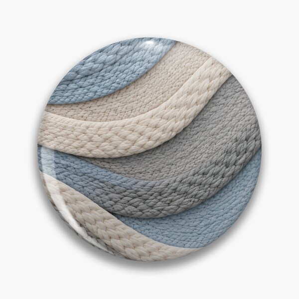 Item preview, Layered Braided Rope Texture in Blue, Gray and Cream - Coastal Boho Pattern designed and sold by Agnisherl.