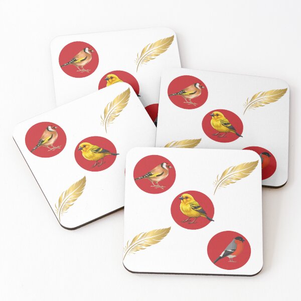 Item preview, Birds and Golden Feathers – Elegant Natural Harmony designed and sold by DidiDesignShop.