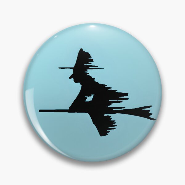 Item preview, Witch on broom designed and sold by 2BGifts.