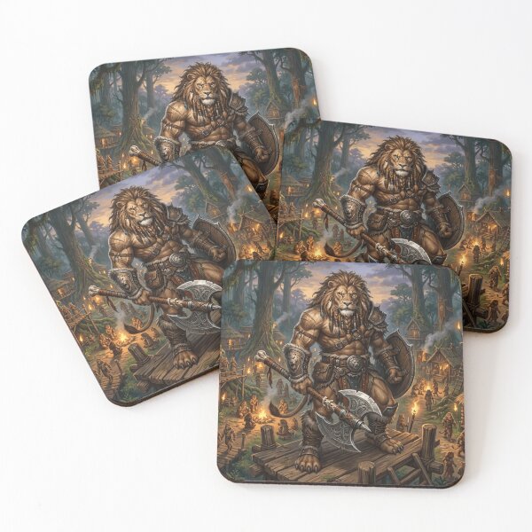 Item preview, Lion barbarian designed and sold by The King's general goods.