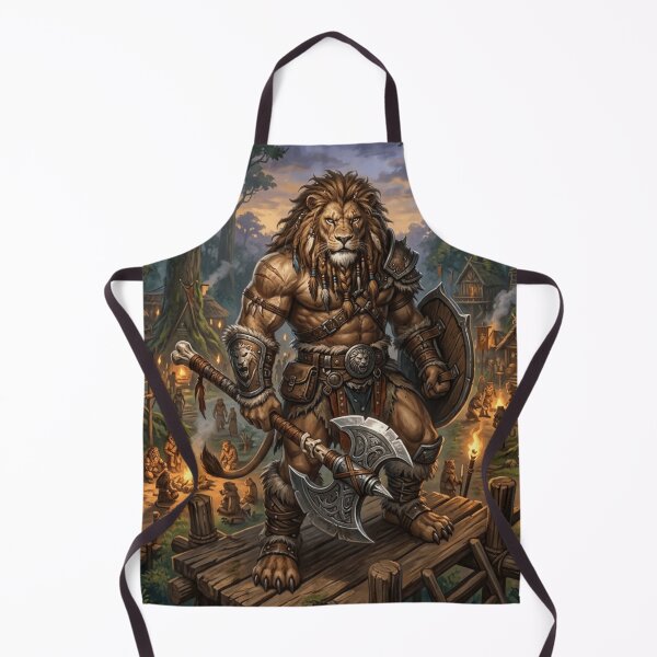Item preview, Lion barbarian designed and sold by The King's general goods.