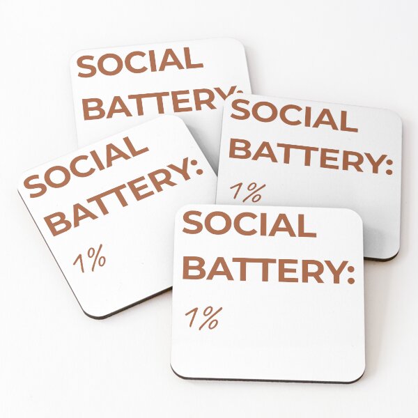 Artikelvorschau, Sozialbatterie 1% entworfen und verkauft von itsnoviashop.