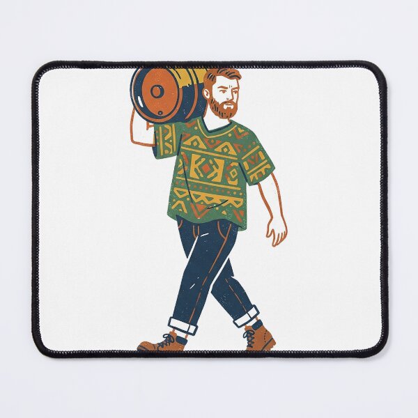 Item preview, Brewer Carrying A Keg designed and sold by eduardoroa22.