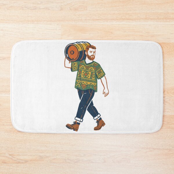 Item preview, Brewer Carrying A Keg designed and sold by eduardoroa22.