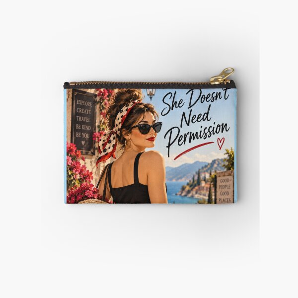 Item preview, She Doesn't Need Permission designed and sold by Peace,love,andbeaches.