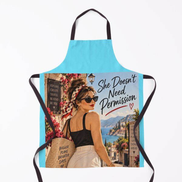 Item preview, She Doesn't Need Permission designed and sold by Peace,love,andbeaches.