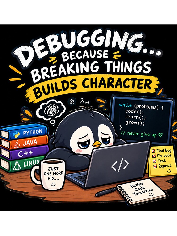 Thumbnail 4 of 4, iPhone Case, Debugging Builds Character designed and sold by InfiniteHubs.