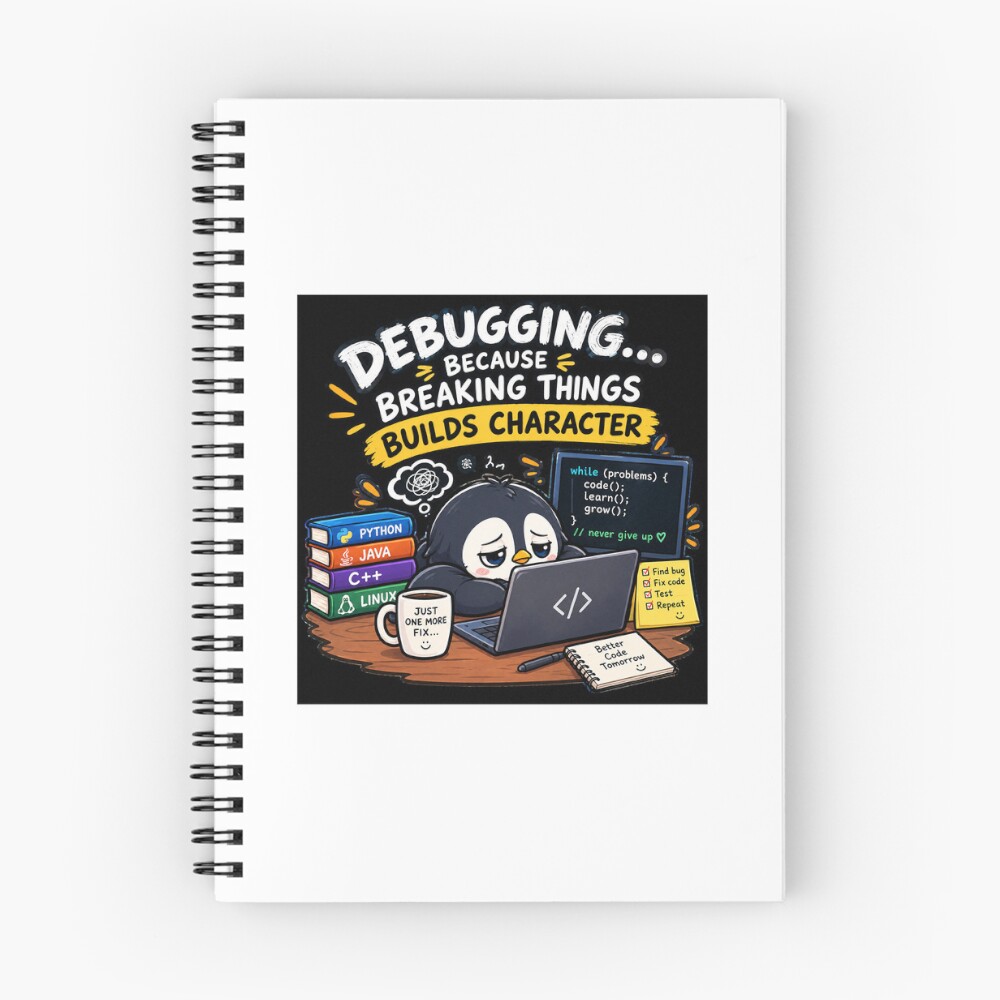 Item preview, Spiral Notebook designed and sold by InfiniteHubs.