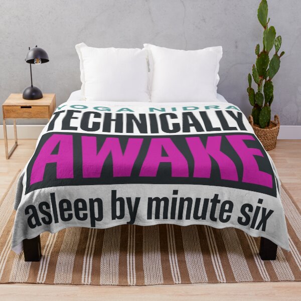 Item preview, Yoga Nidra Technically Awake Funny Yogic Sleep Humor designed and sold by Osmose-Studio.