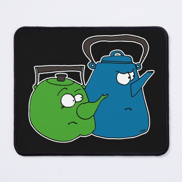 Item preview, Funny Teapots Tea Time Drama Sticker | Sarcastic Kitchen Humor Art designed and sold by MyxaART.