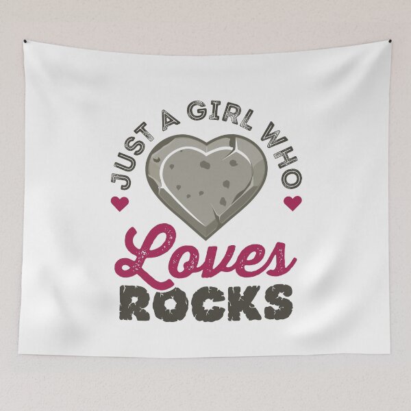 Item preview, Just a Girl Who Loves Rocks Rock Collector Rockhound designed and sold by jaygo.