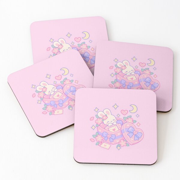 Item preview, Pastel Bunny Heart Gift Box designed and sold by JulesCoolFinds.